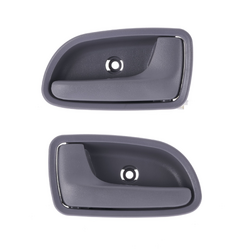 Set of 2 Rear LH+RH Textured Grey Inner Door Handle for Kia Rio BC 02-05