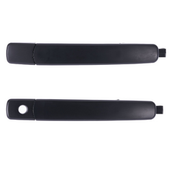 Set of 2 Front LH+RH Primed Black Outer Door Handle W/o Smart Entry for Nissan X-Trail T31 07-14