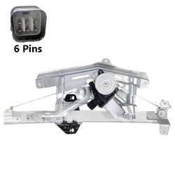 Front Right Electric Window Regulator With 6 Pins Motor for Honda Civic FK 06-12 5-Door Hatch