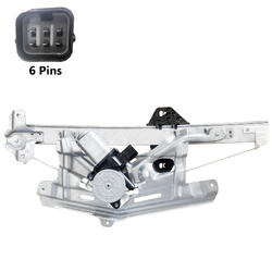 Front Right Electric Window Regulator With 6 Pins Motor for Honda Civic FN 07-12 3-Door Hatch