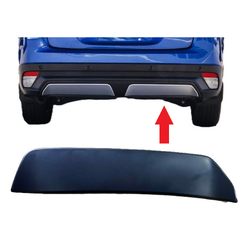 Aftermarket - Rear Right Bumper Cover Insert Silver for Mitsubishi Eclipse Cross YA 17-20