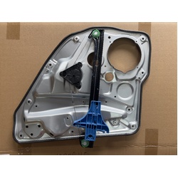 Rear Left Electric Window Regulator Without Motor, With Panel for Volkswagen Golf MK4 97-05 5-Door Hatch, Bora 1J 99-07