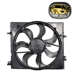 Radiator Electric Cooling Fan Assembly for Nissan Quashqai J11 14-21