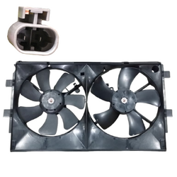 Radiator Electric Dual Cooling Fan Assembly for Mitsubishi Lancer CJ/CF 07-17, Outlander ZG/ZH 06-12, AXS XA/XB/XC/XD 10-On