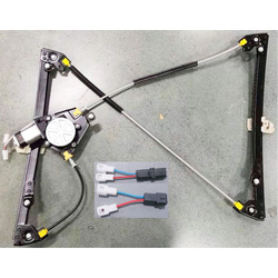Front Right Electric Window Regulator With 2 Pins Motor for Peugeot 206 99-07 3-Dr Hatch