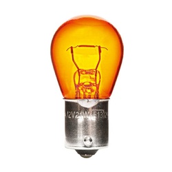 1x S25 Amber Bayonet Globe Bulb PY21W 12V 21W BAU15S