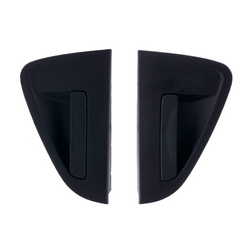 Set of 2 Rear LH+RH Textured Black Outer Door Handle for Holden Barina Spark MJ 10-16