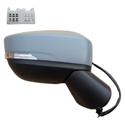 Aftermarket - Right Door Mirror, Electric With Indicator With Grey Cover for Mitsubishi Eclipse Cross YA 17-20