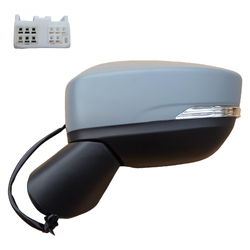 Aftermarket - Left Door Mirror, Electric With Indicator With Grey Cover for Mitsubishi Eclipse Cross YA 17-20