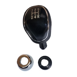 5-Speed Manual PVC Leather Gear Shifter Knob fits Ford Fiesta Focus S-Max Mondeo 07-13