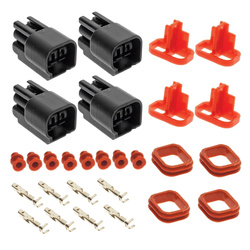 4 Pcs Set of 2 Pins Ignition Coil Connector Plug fits Ford Falcon BA BF Mazda  BK 2.0L 2006-2009 CPS-025-4231