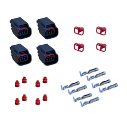 4 Pcs Set of 2 Pins Ignition Coil Connector Plug fits Ford Falcon BA BF Mazda  BK 2.0L 2006-2009 CPS-025-4231