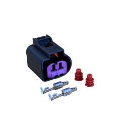 2 Pins Sensor Connector Plug fits Volkswagen Audi 1J0973772