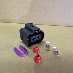 2 Pins Wiring Connector Plug fits Volkswagen Audi 1J0973752