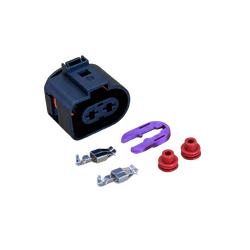 2 Pins Wiring Connector Plug fits Volkswagen Audi 1J0973752