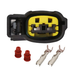 2 Pins Ignition Coil Connector Plug Socket fits Hyundai Nissan Kia 49093-0211