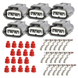 6 Pcs Set of 3 Pins Ignition Coil/MAF Connector fits Mazda Nissan 6189-0779 6189-0780