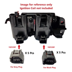 10 Pcs Set of Ignition Coil Connector Plugs For Hyundai Getz/Accent, Kia Rio