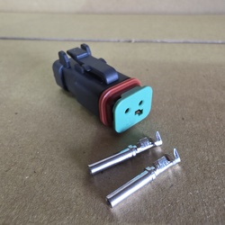 2 Pins Wiring Harness Connector Plug Socket