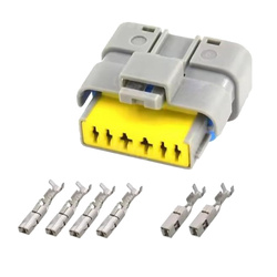 6 Pins Auto Accelerator Pedal Wiring Harness Connector Plug