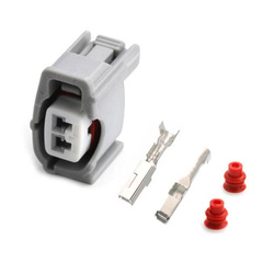 2 Pins Oil Injector Nozzle Connector Plug 6189-0611