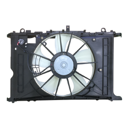 Radiator Thermo Cooling Fan Assembly With Upper Shroud for Toyota Corolla ZRE172 14-19 2ZRFE
