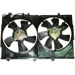 Dual Thermo Cooling Fan Assembly for Mitsubishi Outlander ZE/ZF 02-06 4G64 4G69