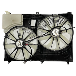 Dual Thermo Cooling Fan Assembly W/o Control Module for Toyota Kluger GSU50s 14-21 2GRFE 2GRFKS