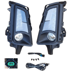 Aftermarket - Fog Lamp, LED Housing Left+Right Set for Toyota HiAce GDH/GRH 19-Current