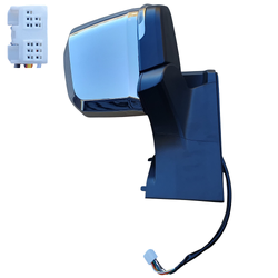 Aftermarket - Door Mirror, Single Glass With Blindspot Left Chrome for Toyota HiAce GDH/GRH 19-Current