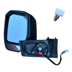 Aftermarket - Door Mirror, Twin Glass With Blindspot Left Chrome for Toyota HiAce GDH/GRH 19-Current