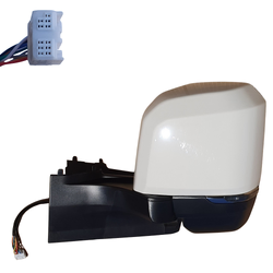 Aftermarket - Door Mirror, Twin Glass With Blindspot Left White for Toyota HiAce GDH/GRH 19-Current