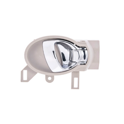 Front / Rear Right Chrome Facial, Textured Grey Base Inner Door Handle for Nissan Cube Z12 08-20