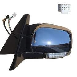 Aftermarket - Left Door Mirror, Electric With Indicator With Chrome Cover for Mitsubishi Pajero NS/NT/NW/NX 06-21 4-Door