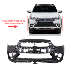 Aftermarket - Front Bar Cover With Flare for Mitsubishi ASX XC 16-19