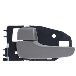 Front Left, Rear Left Textured Grey Inner Door Handle for Mitsubishi Lancer CG/CH 02-08, Outlander ZE/ZF 02-06