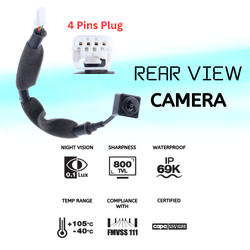 Reverse Camera OE Connector 4 Pins for Nissan Pathfinder R52 17-21