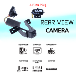 Front Camera/Radar OE Connector 4 Pins for Nissan Pathfinder R52 17-21