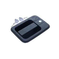 Front Right Textured Black Outer Door Handle With Keys for Iveco EuroTech 96-05, EuroCargo 96-02