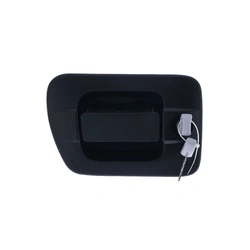 Front Right Textured Black Outer Door Handle With Keys for Iveco EuroCargo 02-Current, Tector 02-09