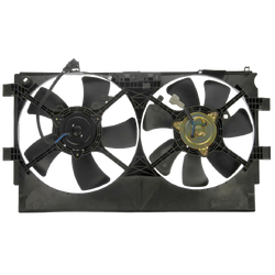 Dual Thermo Cooling Fan Assembly for Mitsubishi Lancer CJ 07-15, ASX XA/XB/XC 10-19 Turbo
