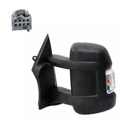 Aftermarket - Door Mirror, Short Arm Left Side for Fiat Ducato GEN3 GEN4 07-Current