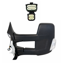 Aftermarket - Door Mirror, Long Arm Left Side for Ford Transit VO 14-Current Cab Chassis