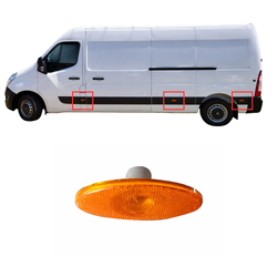 Aftermarket - Side Marker Lamp for Renault Master X62 11-Current Van/Bus/Cab Chassis