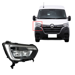 Aftermarket - Head Lamp, With LED DRL Right Side for Renault Master X62 19-Current Van/Bus/Cab Chassis