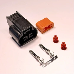 2 Pins FAN / ABS wheel speed sensors / fog lights  Connector Plug Mitsubishi / Hyundai 