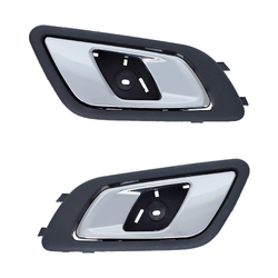 2pc Set Rear Left & Right Inner Door Handle Chrome for Ford Ranger PX 2011-2022