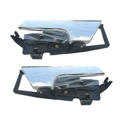 2pc Right & Left Front = Rear Chrome Inner Door Handle for Holden Barina TK 05-11