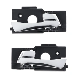 Front Left & Right SET Chrome Inner Door Handle for HYUNDAI ACCENT RB 11-19