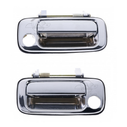 Front Left + Right Outside Door Handle With Keyhole For Land Cruiser J80 1990~98
